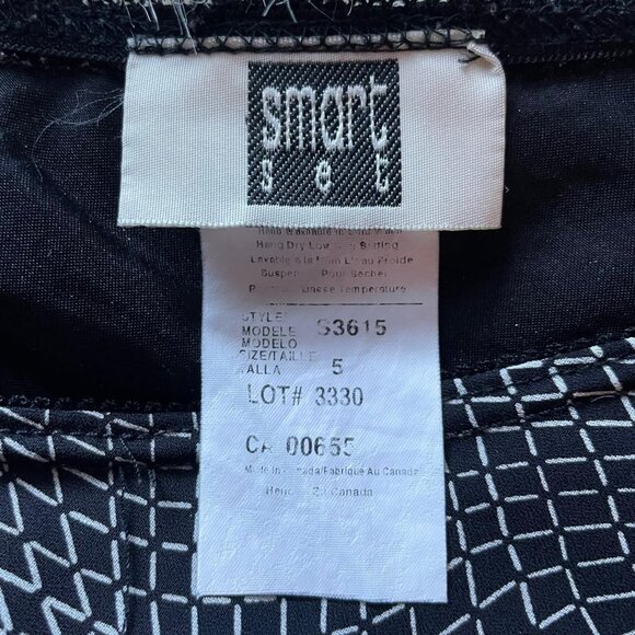 Vintage 90s Patterned Midi Skirt - Picture 5 of 6